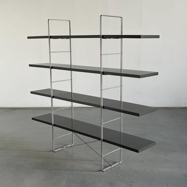 Vintage Ikea 'Enetri' Shelf by Niels Gammelgaard for Ikea, 1980s String Shelving Unit 