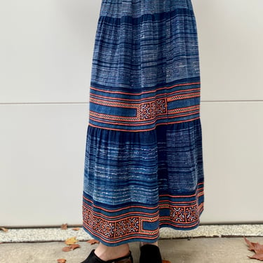 Sunset Thai Hmong Maxi Skirt