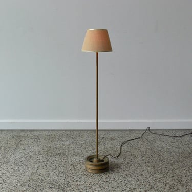 Vintage Petite Machine Age Industrial Floor Lamp 