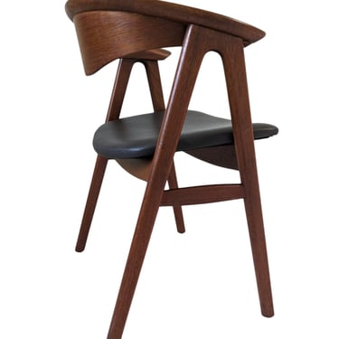 Danish Mid-Century Modern Teak Compass Chair 