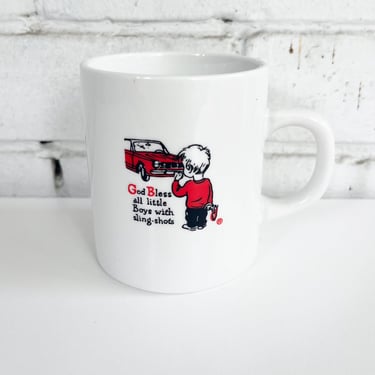Little Boys with Sling Shots Mug