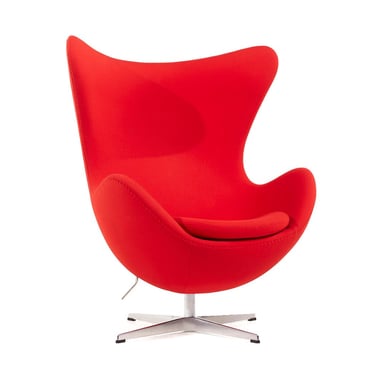 Arne Jacobsen for Fritz Hansen Mid Century Egg Chair - mcm 
