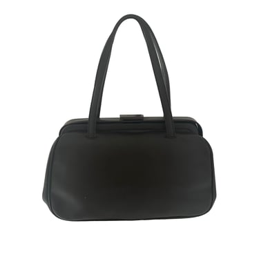 Prada Dark Brown Top Lock Mini Bag