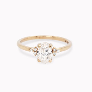 Anne Oval Engagement Ring Setting