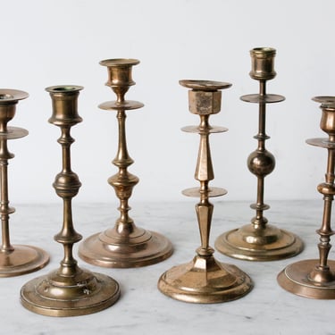 Vintage Coppery Candlestick