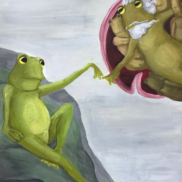 The Creation of Frog 10x10 Print