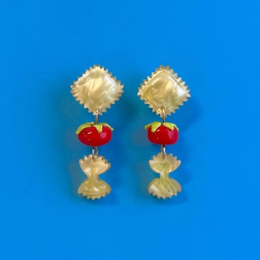 MackBecks Mini Pasta Dangle Earrings