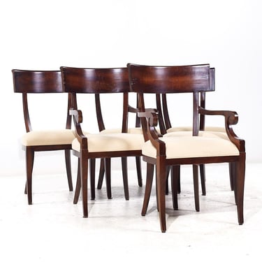 Baker Furniture Klismos Dining Chairs - Set of 6 - mcm 