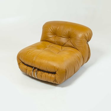Soriana Lounge Chair / armchair by Afra & Tobia Scarpa for Cassina 1970s 