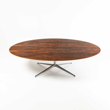 Florence Knoll 1961 96 inch Oval Table in Rosewood 