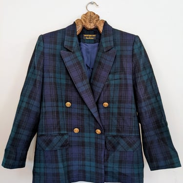 Vintage Plaid Blazer