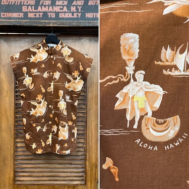 Vintage 1950's Original “Kilohana” Asian Japan Design Crepe Vintage 1950's Original “Kilohana” Asian Japan Design Crepe