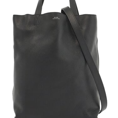 A.P.C. Maiko Medium Leather Tote Bag Men