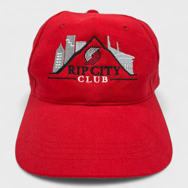 Vintage Portland Trail Blazers Rip City Club Strapback Hat