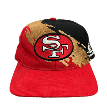 Vintage San Francisco 49ers "Splash" Logo Athletic Snapback Hat