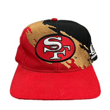 Vintage San Francisco 49ers &quot;Splash&quot; Logo Athletic Snapback Hat