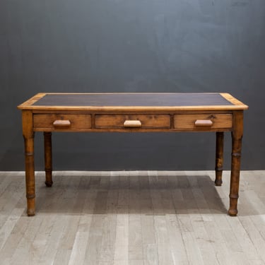 Early 20th c. English Three Drawer Desk c.1930-1950