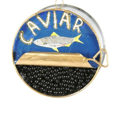 Blue Caviar Ornament