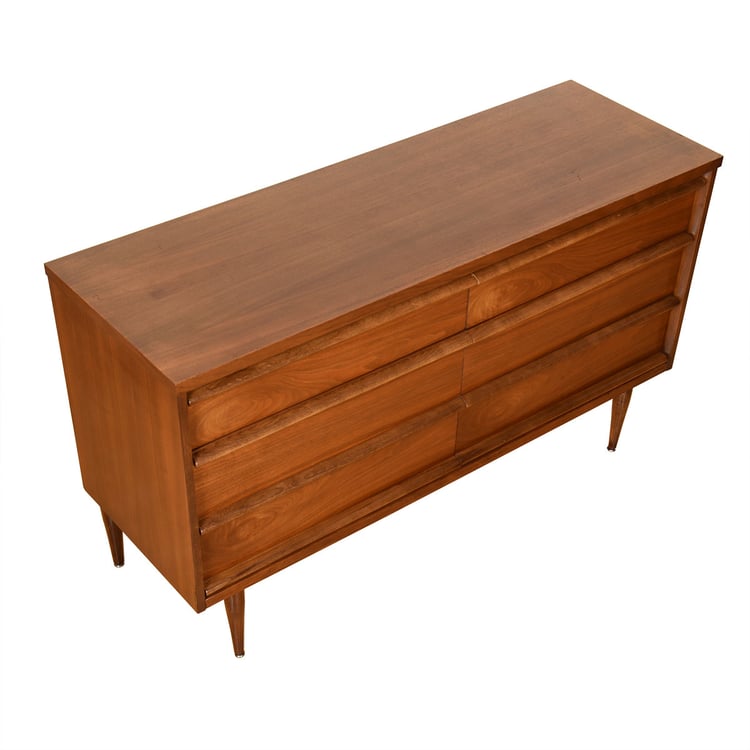 52&#8243; Mid-Century Modern Walnut Dresser | Credenza