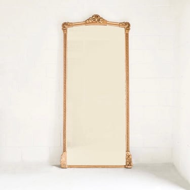 antique french grand gilt mirror