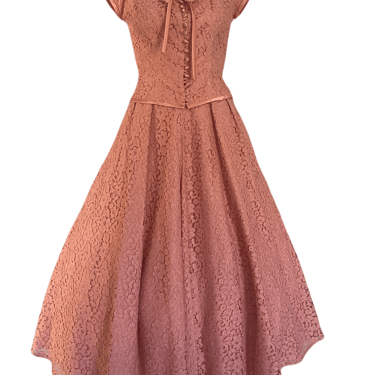 1950’s Pink Lace Party Dress Size S/M