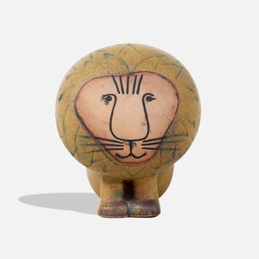 Vintage Lisa Larson "African Series" Ceramic Lion Sculpture for Gustavsberg