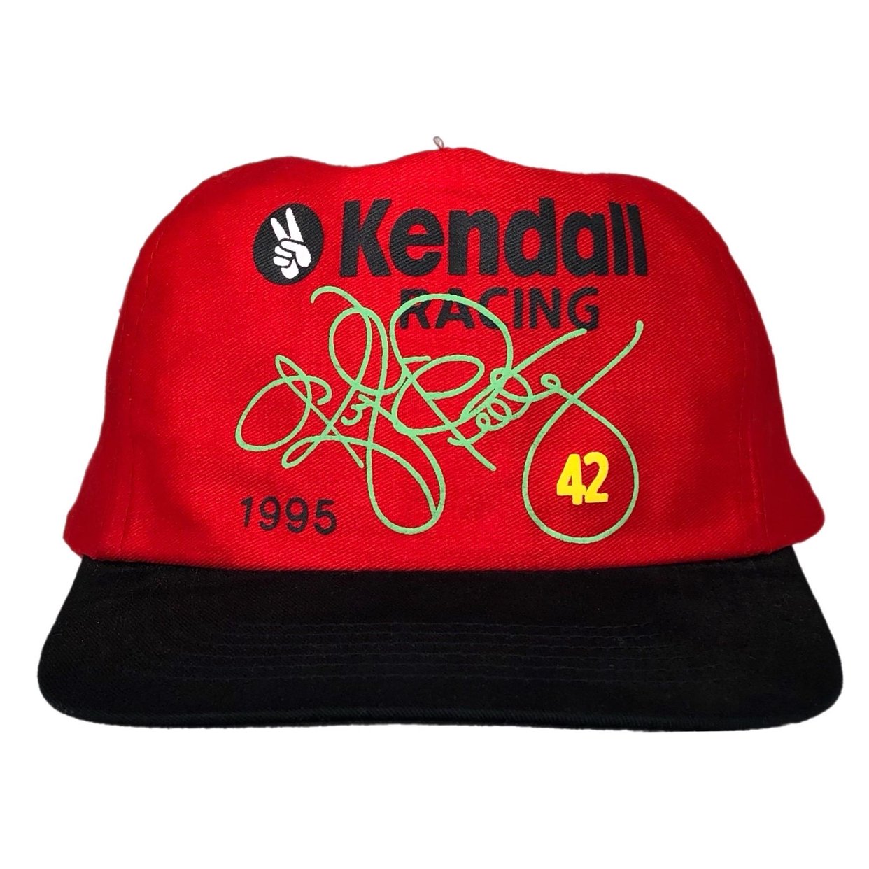 Vintage 1995 Kendall Racing Kyle Petty #42 Race Car SnapBack | A ...
