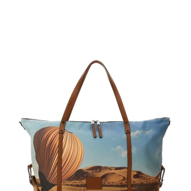 Paul Smith Men "Signature Stripe Balloon" Print Bag