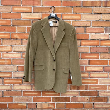 vintage 90s kids brown corduroy brooks brothers sportcoat suit jacket blazer / 20 