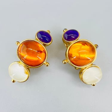 Kai-Yin Lo Kylo gemstone clip earrings 