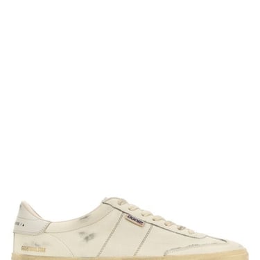 Golden Goose Deluxe Brand Man White Leather Soul Star Sneakers