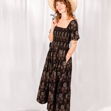 Mata Traders - Teddy Midi Dress Fall Blossom