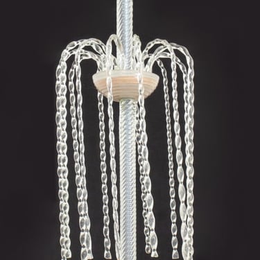 Murano Rostrato Glass Fountain Chandelier