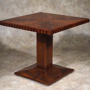 DIM (Joubert et Petit) side table in mahogany (#1724)