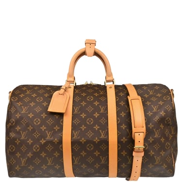 Louis Vuitton Monogram Keepall Bandouliere 50 Duffle Bag M41416