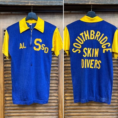 Vintage 1960’s Two-Tone Durene Sports Athletic Team Jersey Shirt, 60’s Athletic Top, Vintage Jersey, Vintage Shirt, Vintage Clothing 