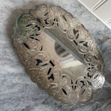 Antique Wallace Silver Platter 