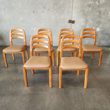 Set of Six Danish Teak Dining Chairs By Drylund