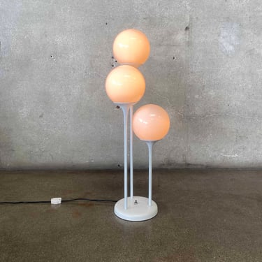 Mid Century 3-Tier Orb Table Lamp by Lightolier