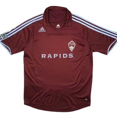 Vintage 2006 Adidas Colorado Rapids Soccer Team MLS Home Jersey/Kit Size XL 