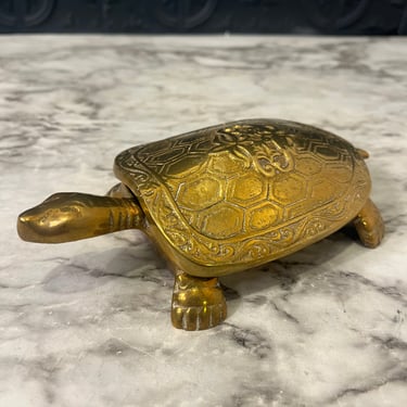 Brass Turtle Tinket Box