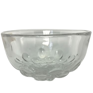 Vintage Swedish Sven Palmquist for Orrefors Mid-Century Modern Clear Glass Bowl 