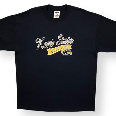Vintage 90s/00s Kent State University Golden Flashes Collegiate Graphic T-Shirt Size Large/XL 