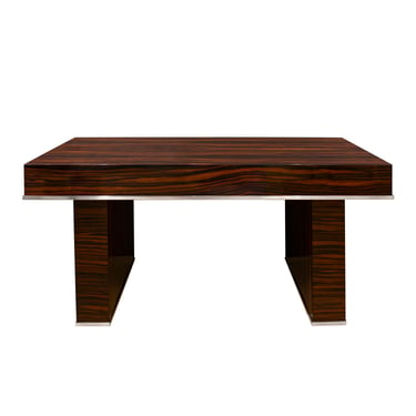 DESNY Exceptional Coffee Table in Macassar Ebony 1920s (Signed)