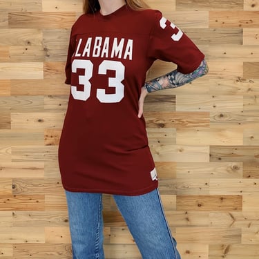70's Alabama Crimson Tide Vintage Football Jersey 