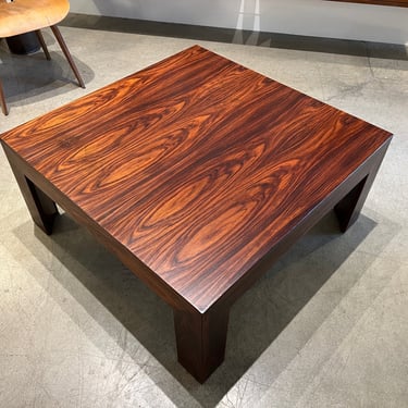 Rosewood parsons coffee table