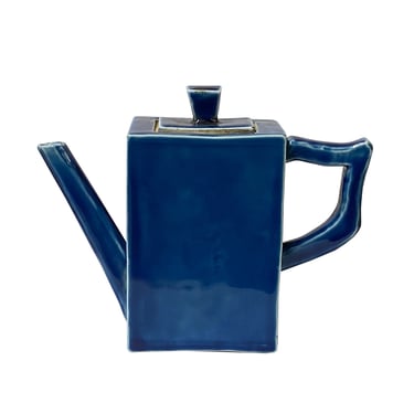 Navy Blue Porcelain Rectangular Shape Teapot Shape Display ws2360E 