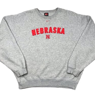 数量限定！在庫処分セール 売り切れ御免 90s Vintage Pullover Nebraska - Sweatshirt / Windbreaker ウォームアップウェア