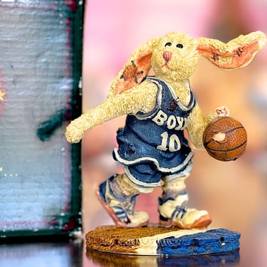 VINTAGE: 1995 - Boyds Bears "Buzz...the Flash" Figurine in Box - Style #227706 - Basketball 
