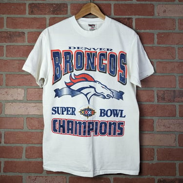 Vintage 90s NFL Denver Broncos Superbowl Champions ORIGINAL Sports Tee - Medium 